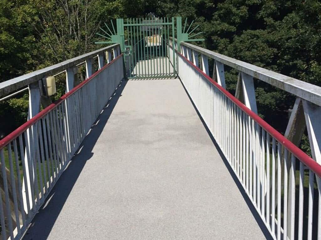 Trelewis Primary School Footbridge After 2