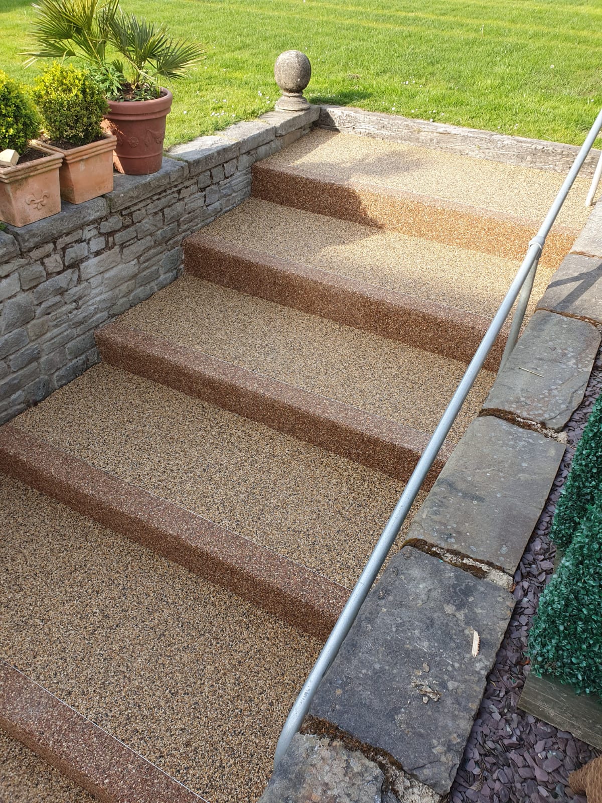 resin outdoor steps